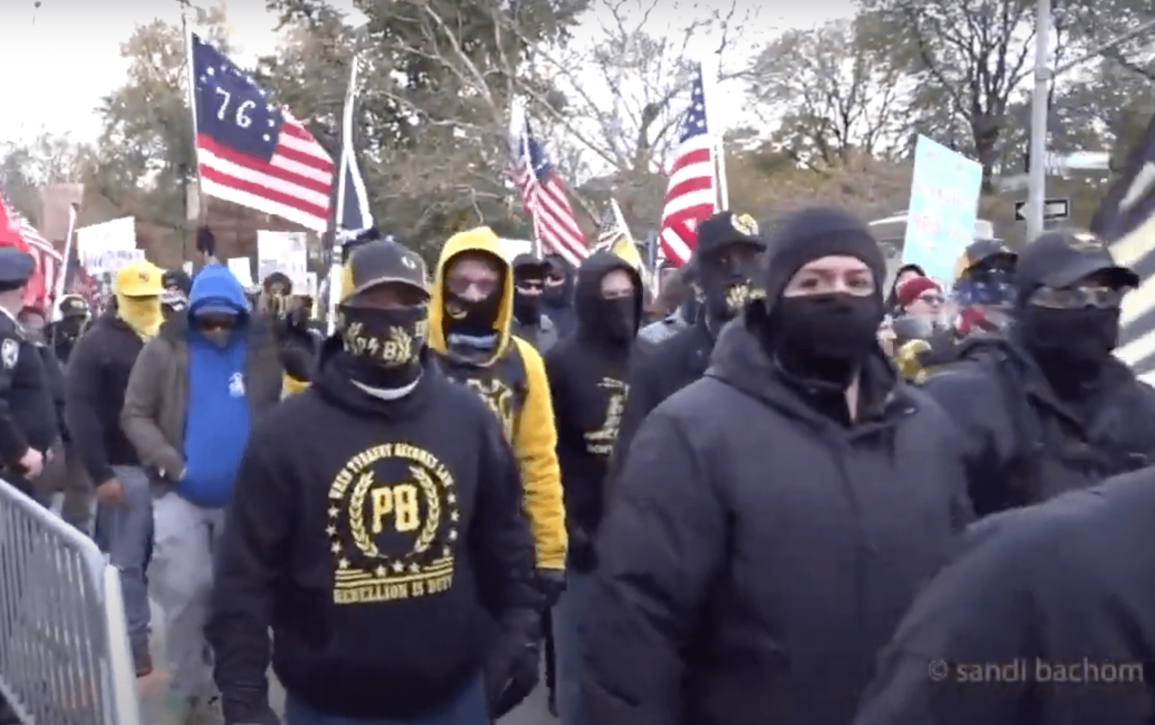 Proud Boys Show Up For Anti-Vax Rallies In New York And Los Angeles