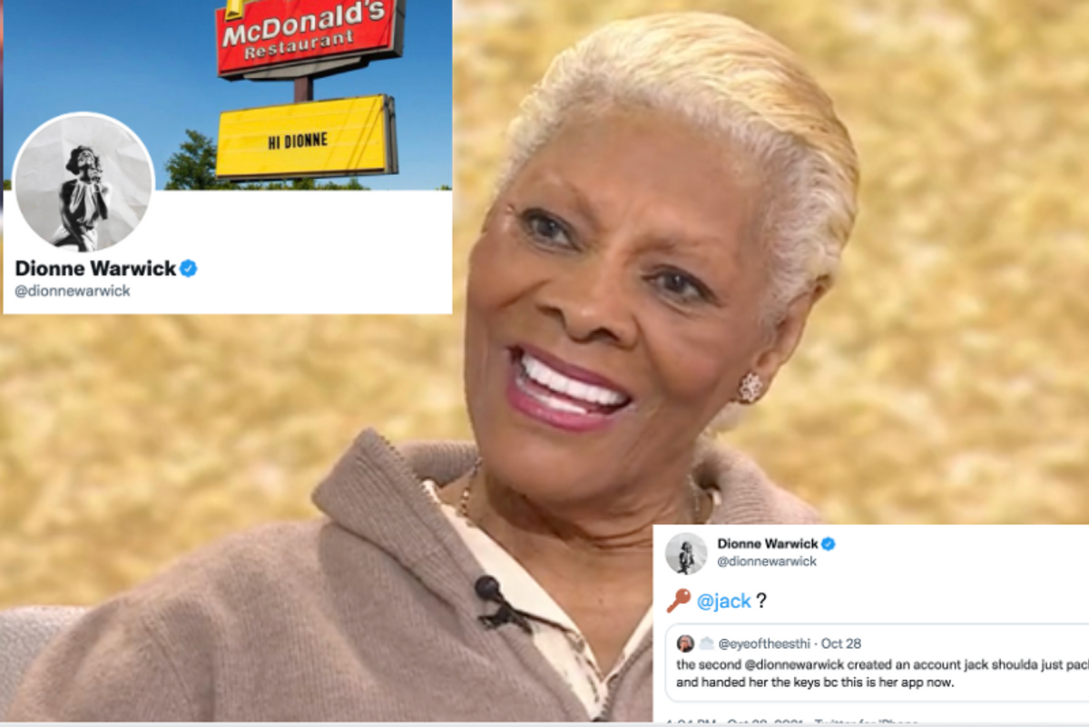 Dionne Warwick twitter, Dionne warwick tiktok, Dionne warwick today show