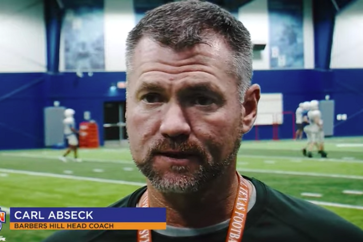 Coach of the Week: Carl Abseck of Barbers Hill presented by ARS
