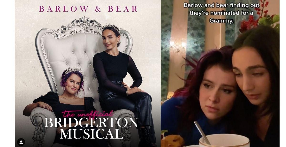 Barlow and Bear, bridgerton musical, grammys, bridgerton musical tiktok, tiktok musicals