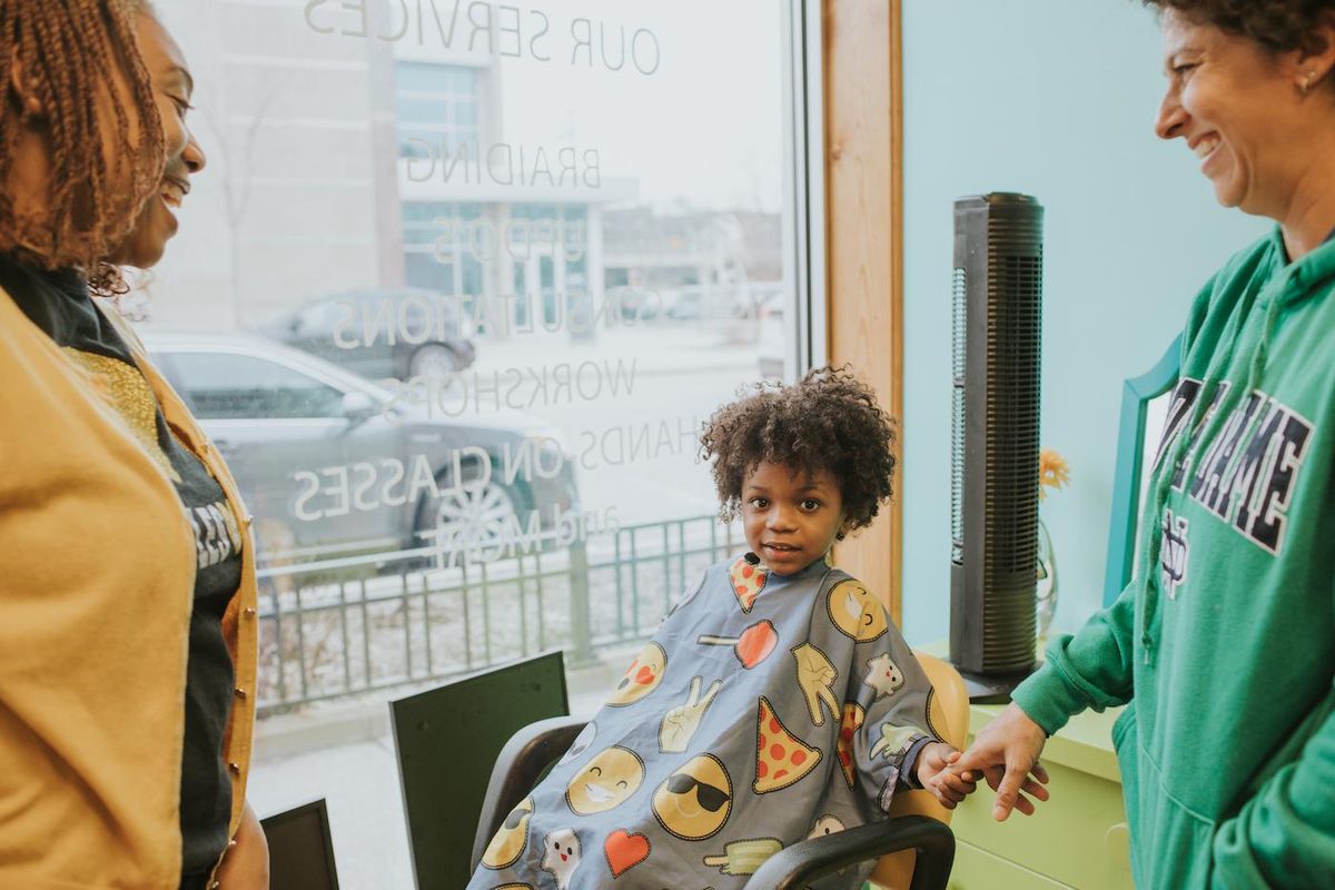 She founded a non-profit to help transracial adoptive parents style their Black kids' hair