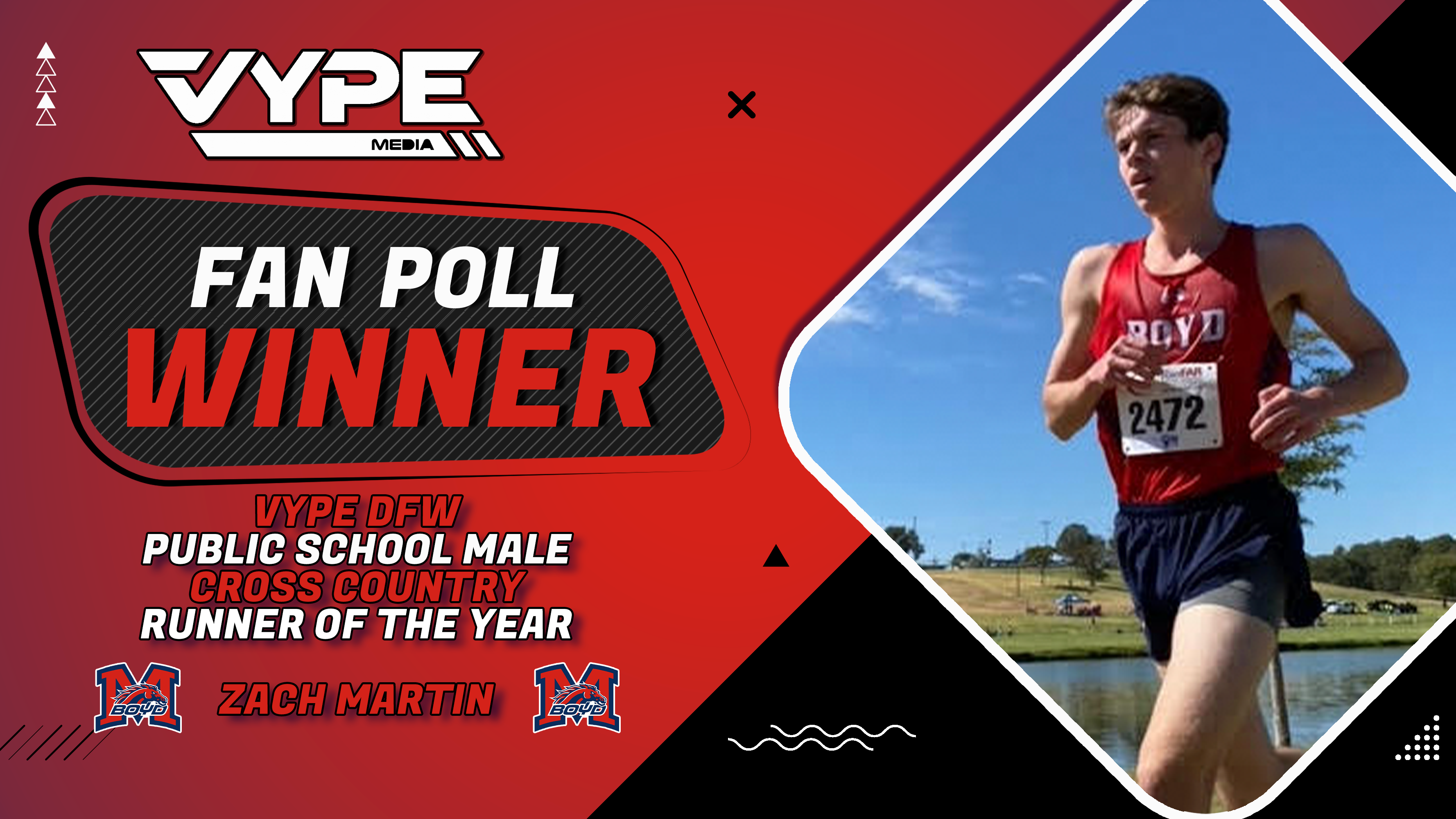 McKinney Boyd XC runner, Zach Martin, nabs VYPE DFW Public School Male Cross Country Runner of the Year presented by Academy Sports + Outdoors