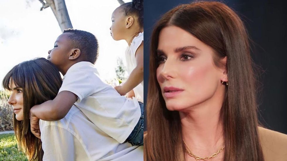 Sandra Bullock is brutally honest with her kids about race, because she has to be