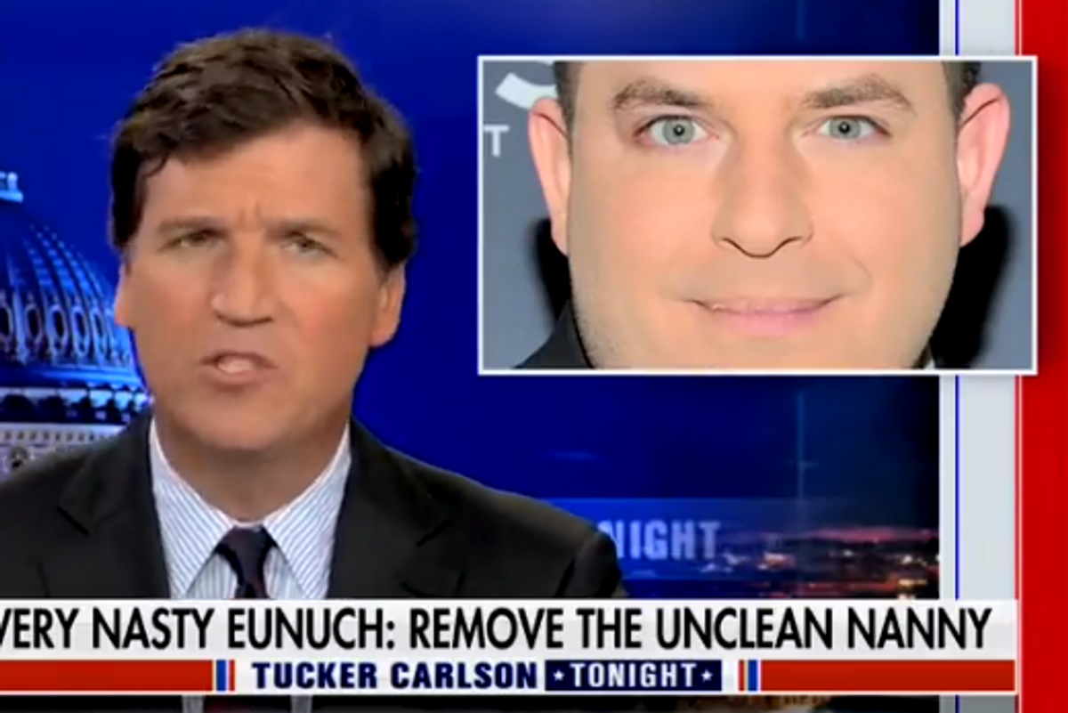 Tucker Finds Non-White Person To Stick Up For. Maaaaybe.