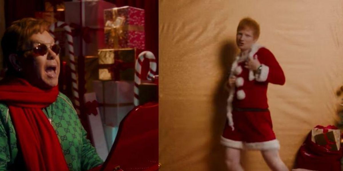 Ed Sheeran and Elton John's viral Christmas song has some epic merry vibes - Upworthy