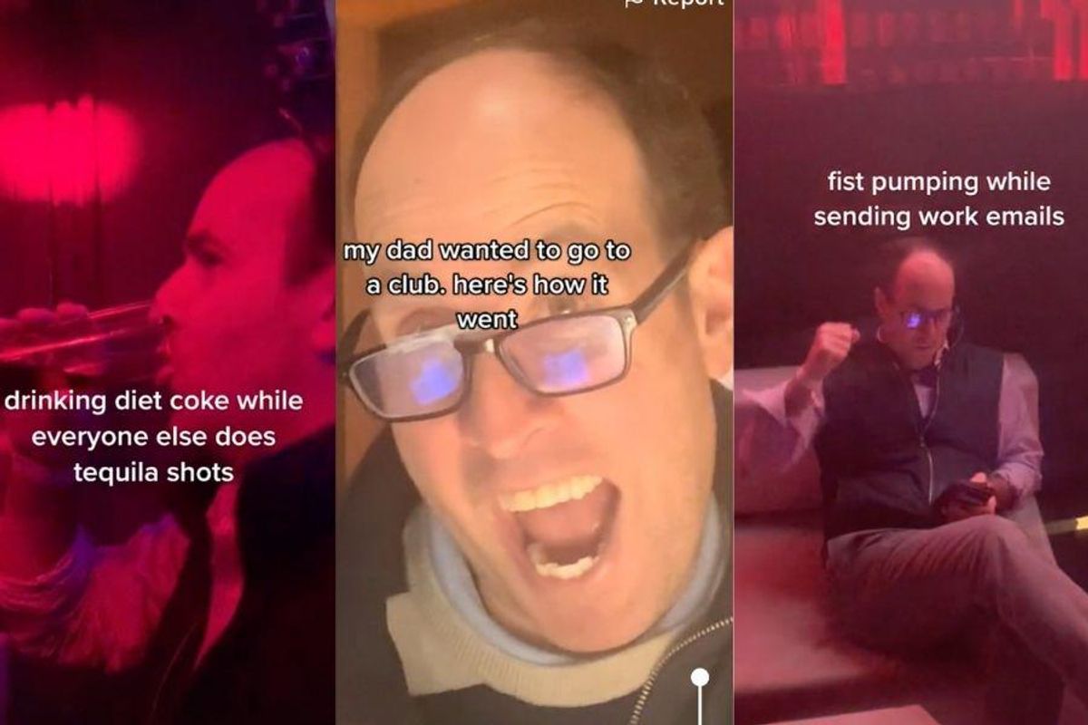 A wholesome dad has become 'iconic' after video is shared of him clubbing  with his daughter - Upworthy