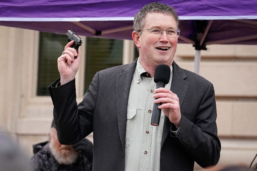 Rep. Massie Slammed For Gun-Toting Christmas Tweet After School Shooting