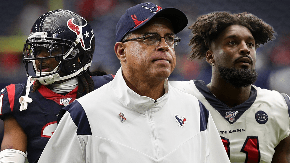 Texans Bradley Roby, David Culley, Zach Cunningham