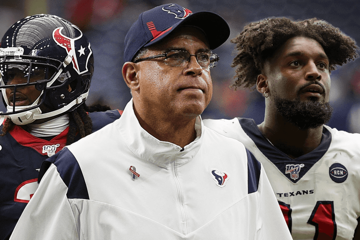 Texans Bradley Roby, David Culley, Zach Cunningham