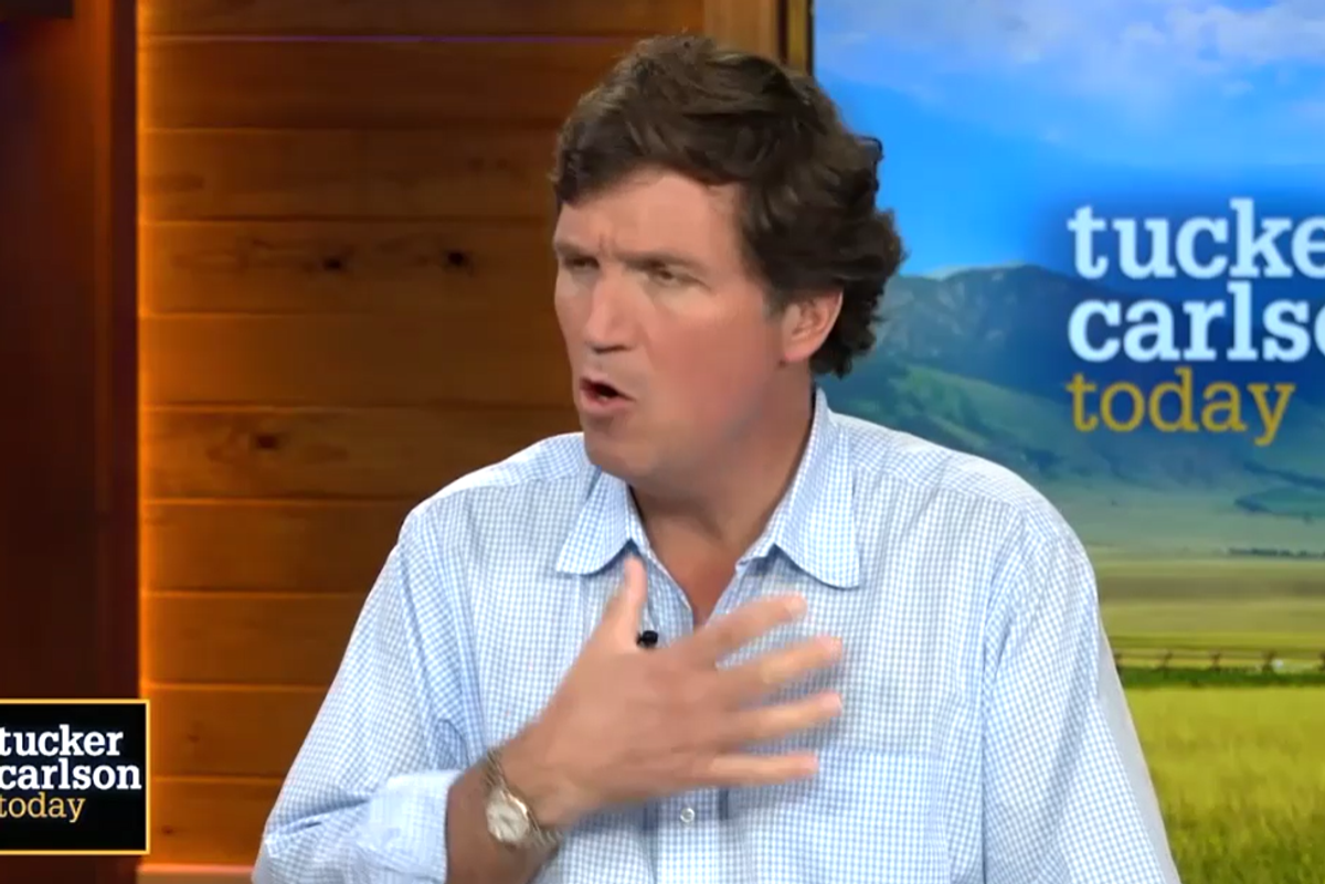 Tucker Worried About Getting 'Feminized' By COVID Now, Like A Normal Person