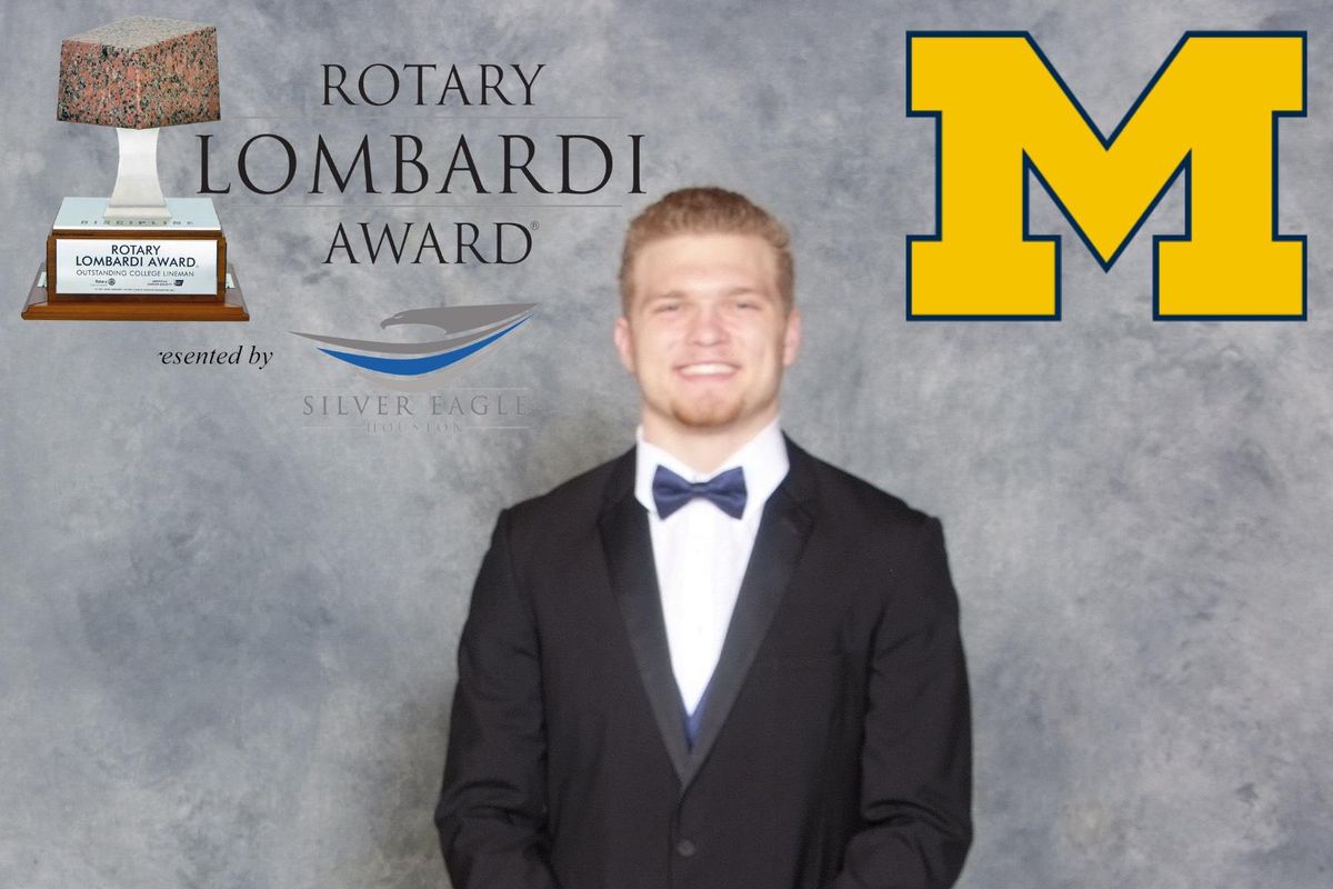 Aidan Hutchinson wins the 48th Rotary Lombardi Award