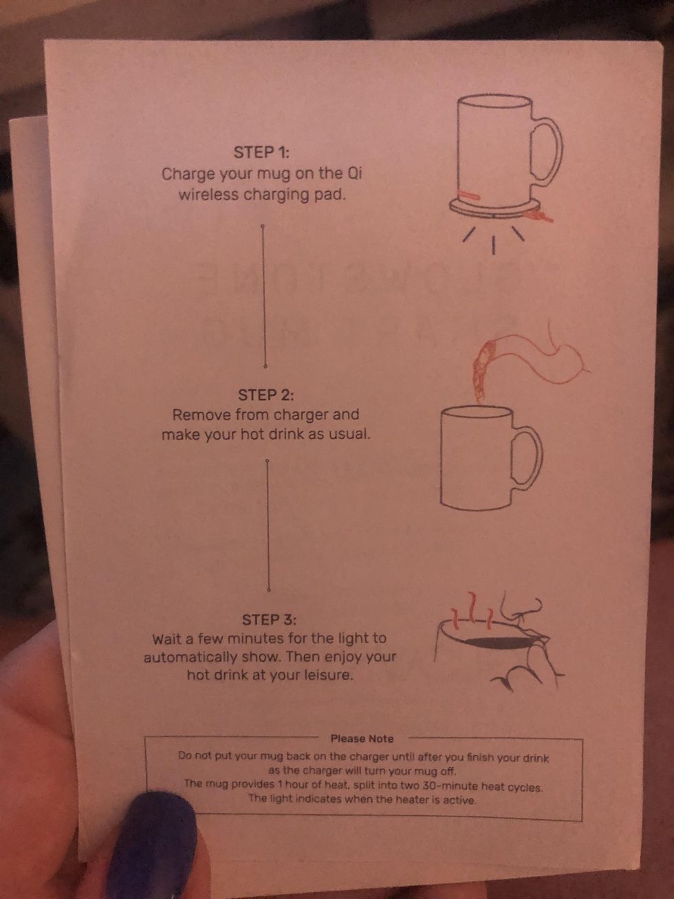 Instructions for setting up Glowstone Smart Mug 2