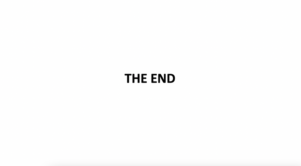 'The End' 