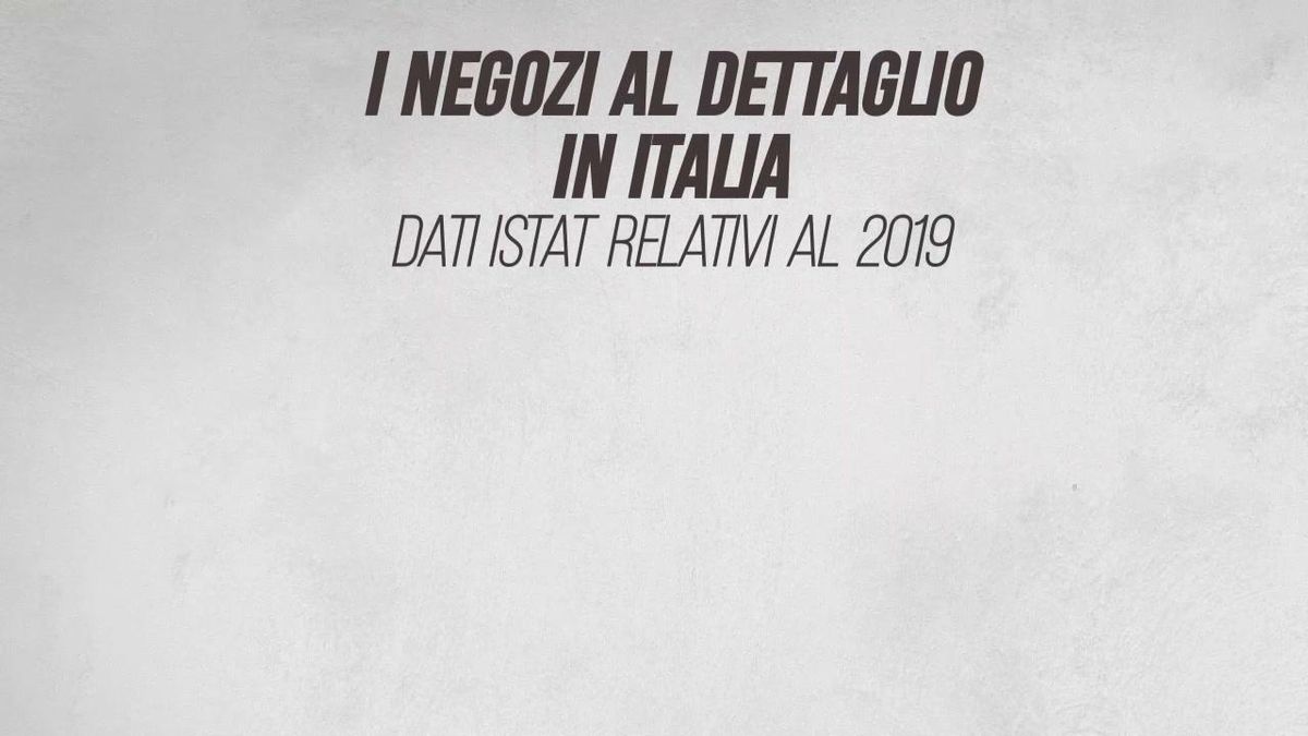 I negozi al dettaglio in Italia