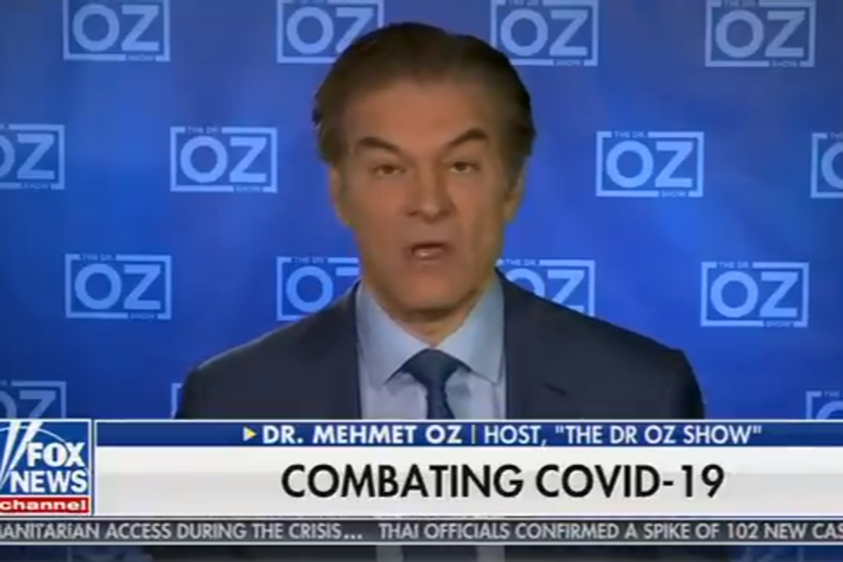Crap Words From Dr. Oz's Senate Announcement, Or Crap Medical Advice He Gave On His Show? A QUIZ!
