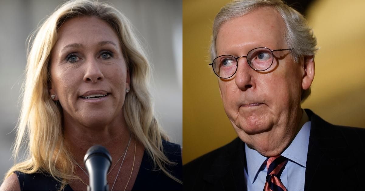 QAnon Rep. Leaves Twitter Stunned After Calling Mitch McConnell 'Biden's B*tch' In Unhinged Tweet
