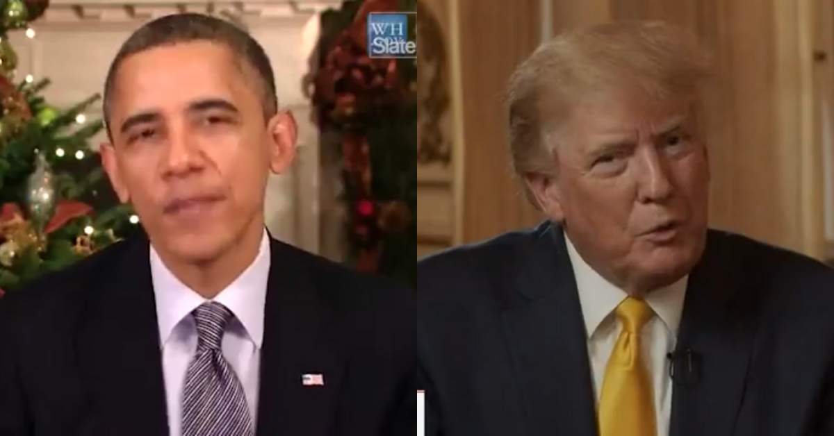 Video Shows All The Times Obama Said 'Merry Christmas' After Trump Claims He Saved The Phrase