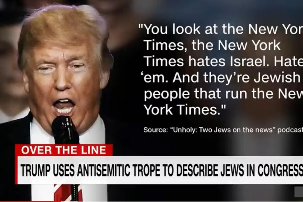 Let’s Talk About Trump’s Latest Horrible Antisemitic Rant