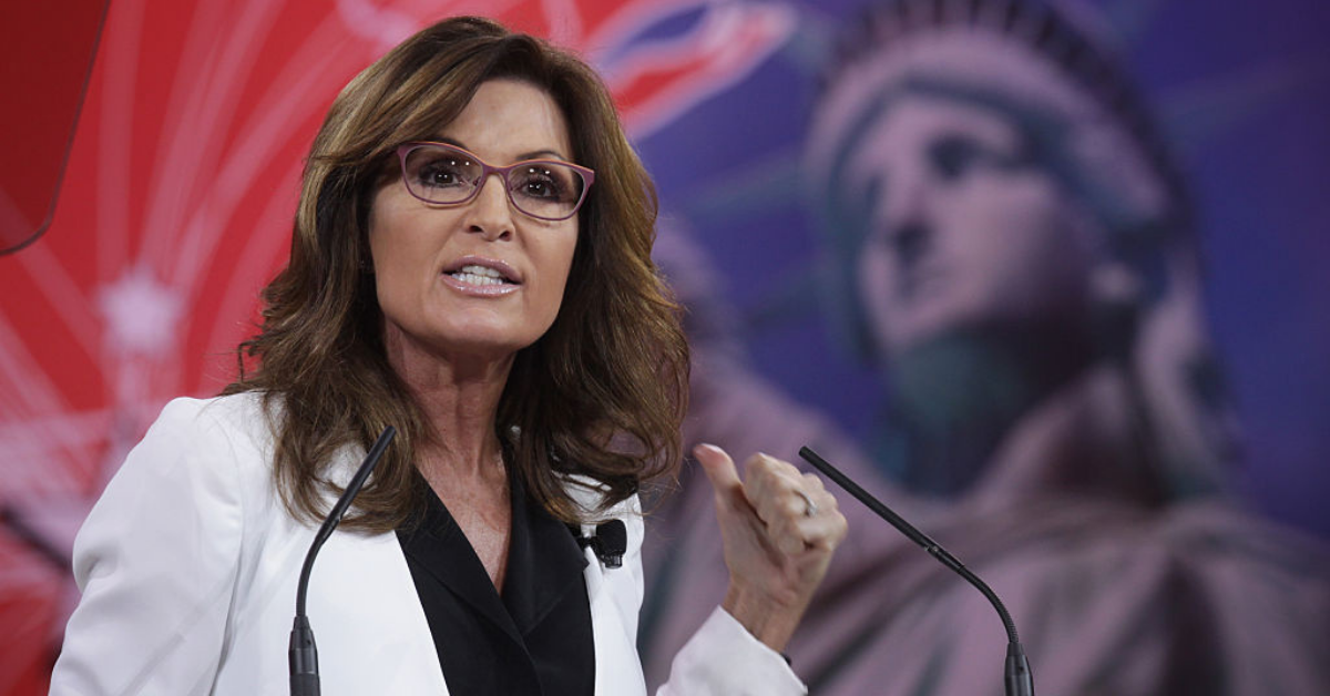 Sarah Palin Says She'll Get The Vaccine 'Over My Dead Body'—And Everyone Has The Same Response