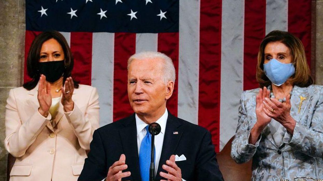 Kamala Harris, Joe Biden, and Nancy Pelosi