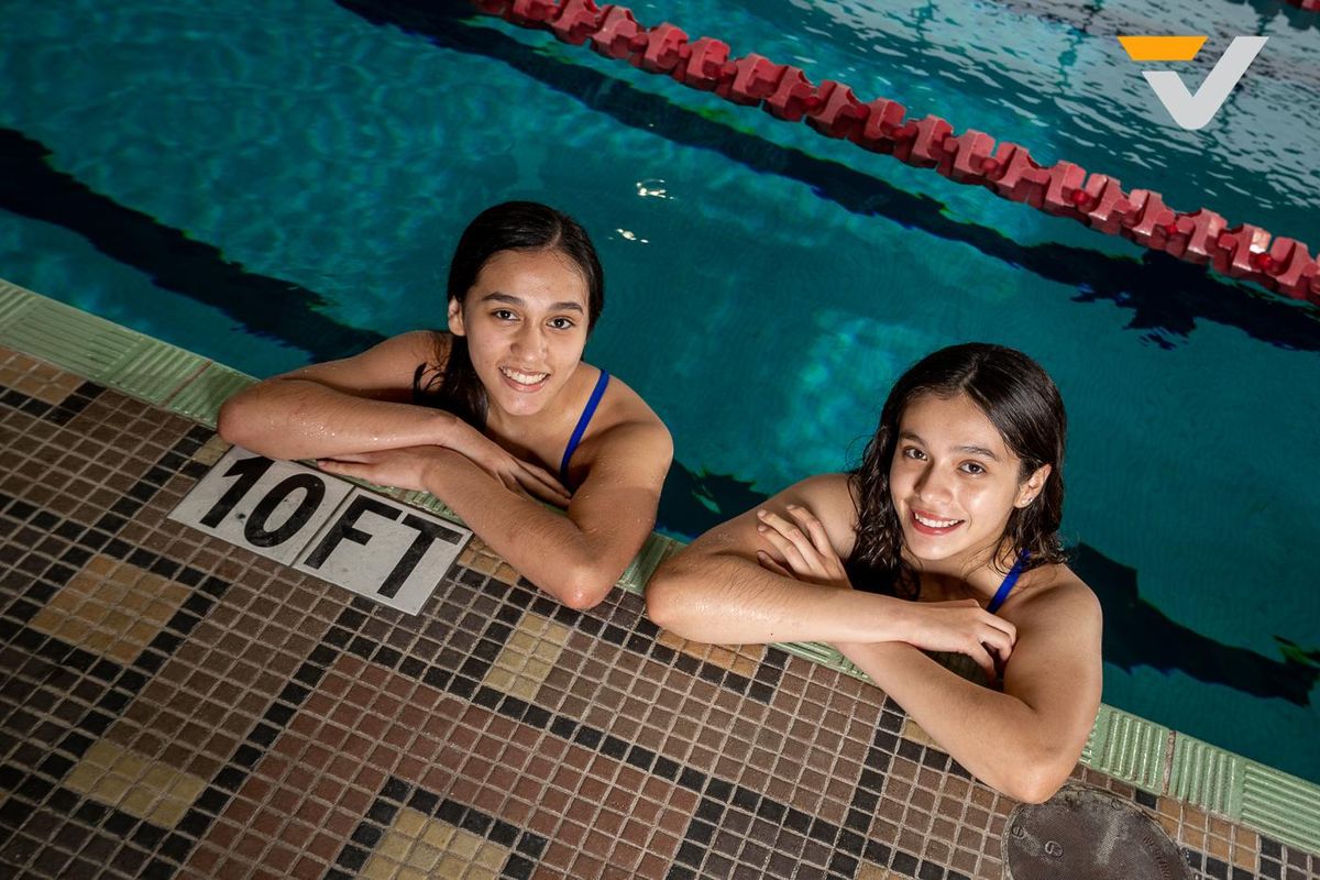 JUST ONE PUSH; Bibi and Vivi Ruiz are Part of “First Family” of Aldine Swim