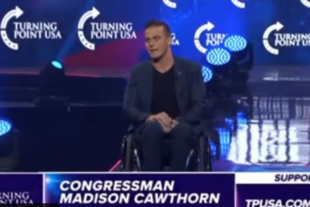 Nazi School Dropout Madison Cawthorn Scares Conservative Youth Stupid