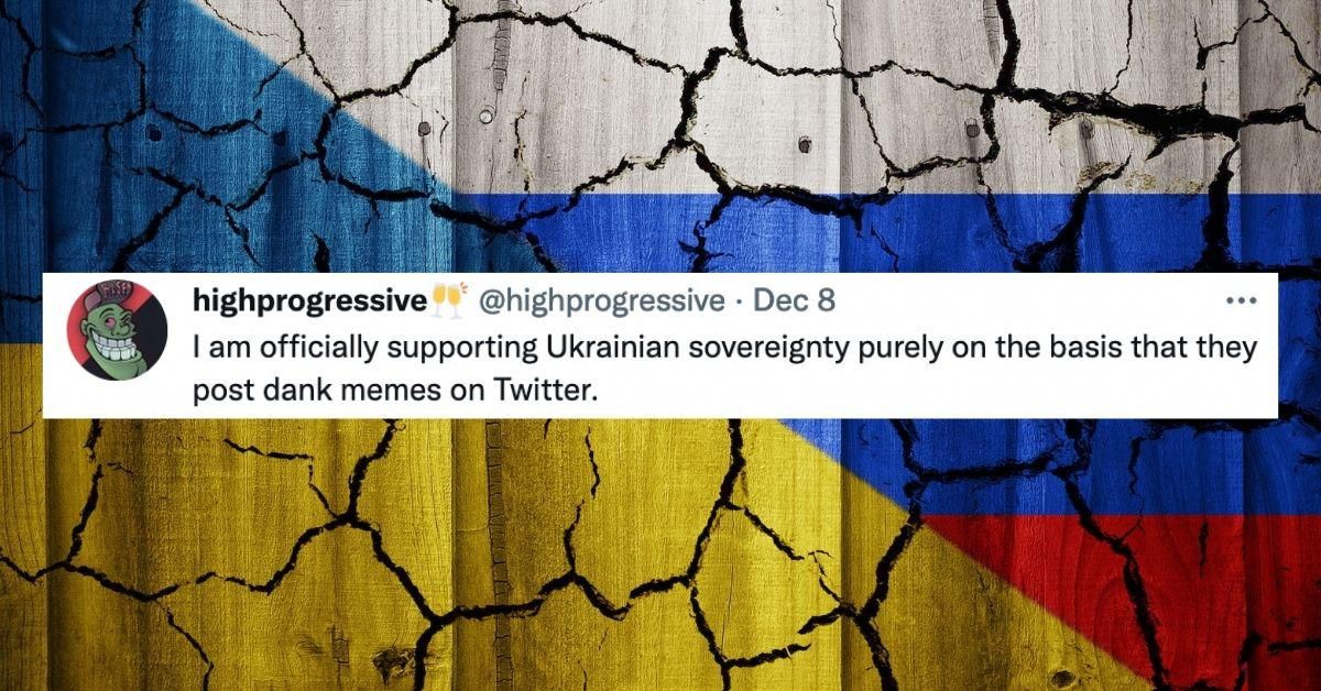 Ukraine's Official Twitter Account Just Threw Some Massive Shade At Russia—And People Are Floored
