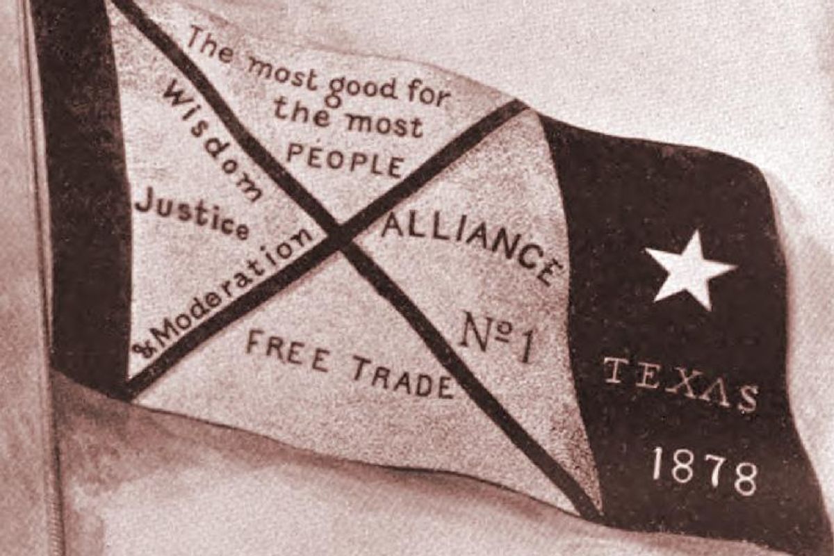 Not the Colored Farmers Alliance. Because everything was segregated.