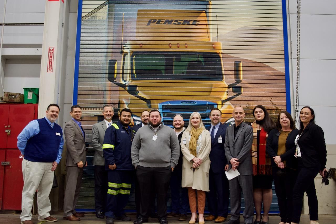 Penske Truck Leasing dedicates Diesel Training Lab at Lincoln Tech's East Windsor, CT, campus