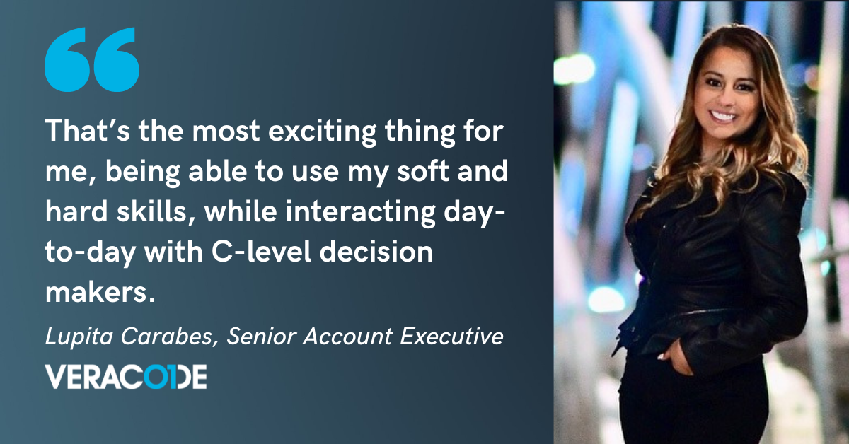 What Veracode’s Lupita Carabes Learned Going From Engineering to Tech Sales