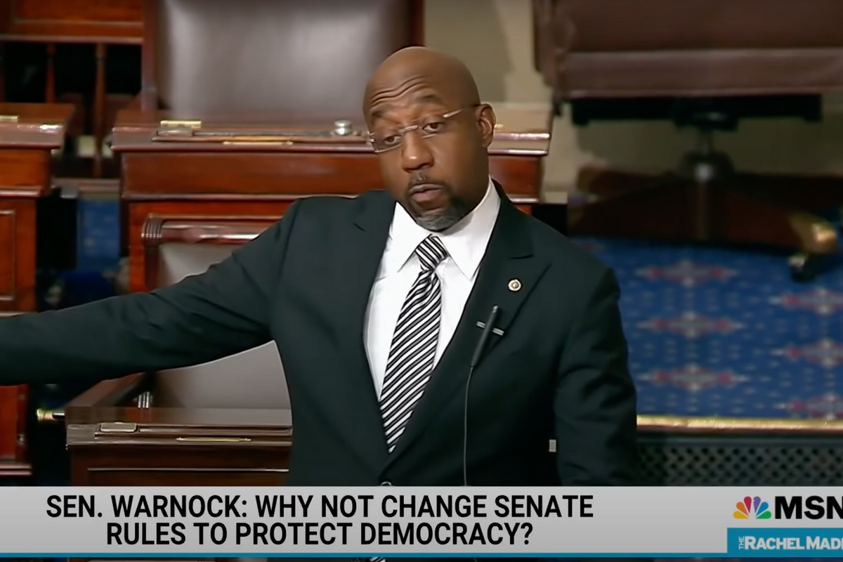 Raphael Warnock Thinks Y’all Should Stop Playing Around And Pass A Damn Voting Rights Bill