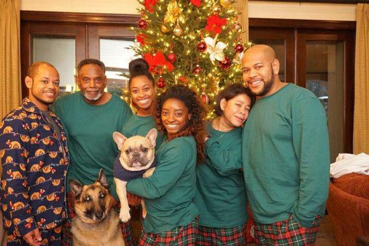 Simone Biles and family