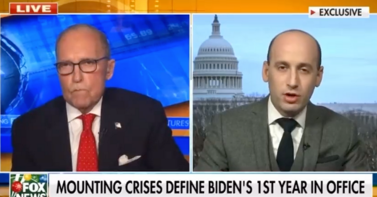 Trump Adviser Thinks Biden Repeating Caller's 'Let's Go Brandon' Taunt Is Part Of 'Insidious' Conspiracy
