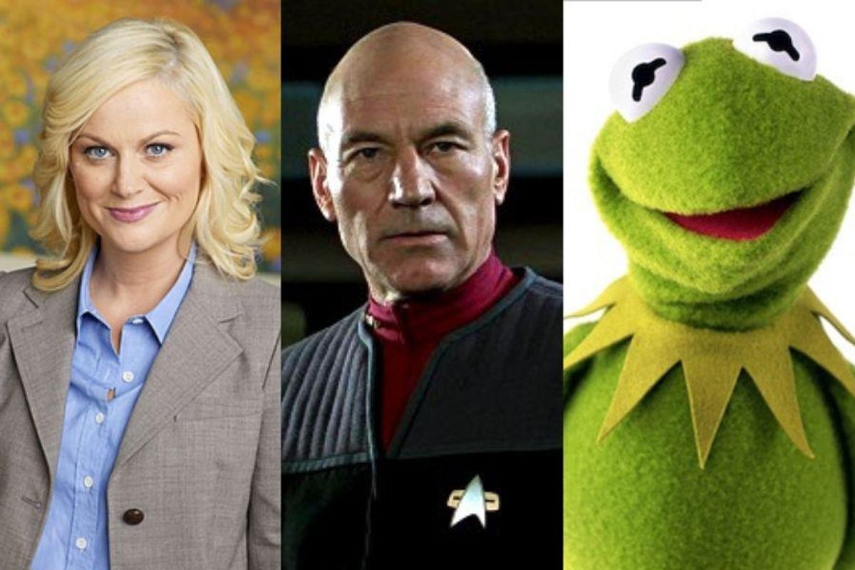 parks and rec, muppets, star trek tng