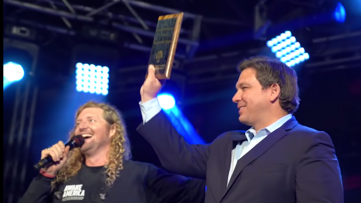 DeSantis Brings Cancer-Stricken Spouse to 'Super-Spreader' Worship Leader's Event