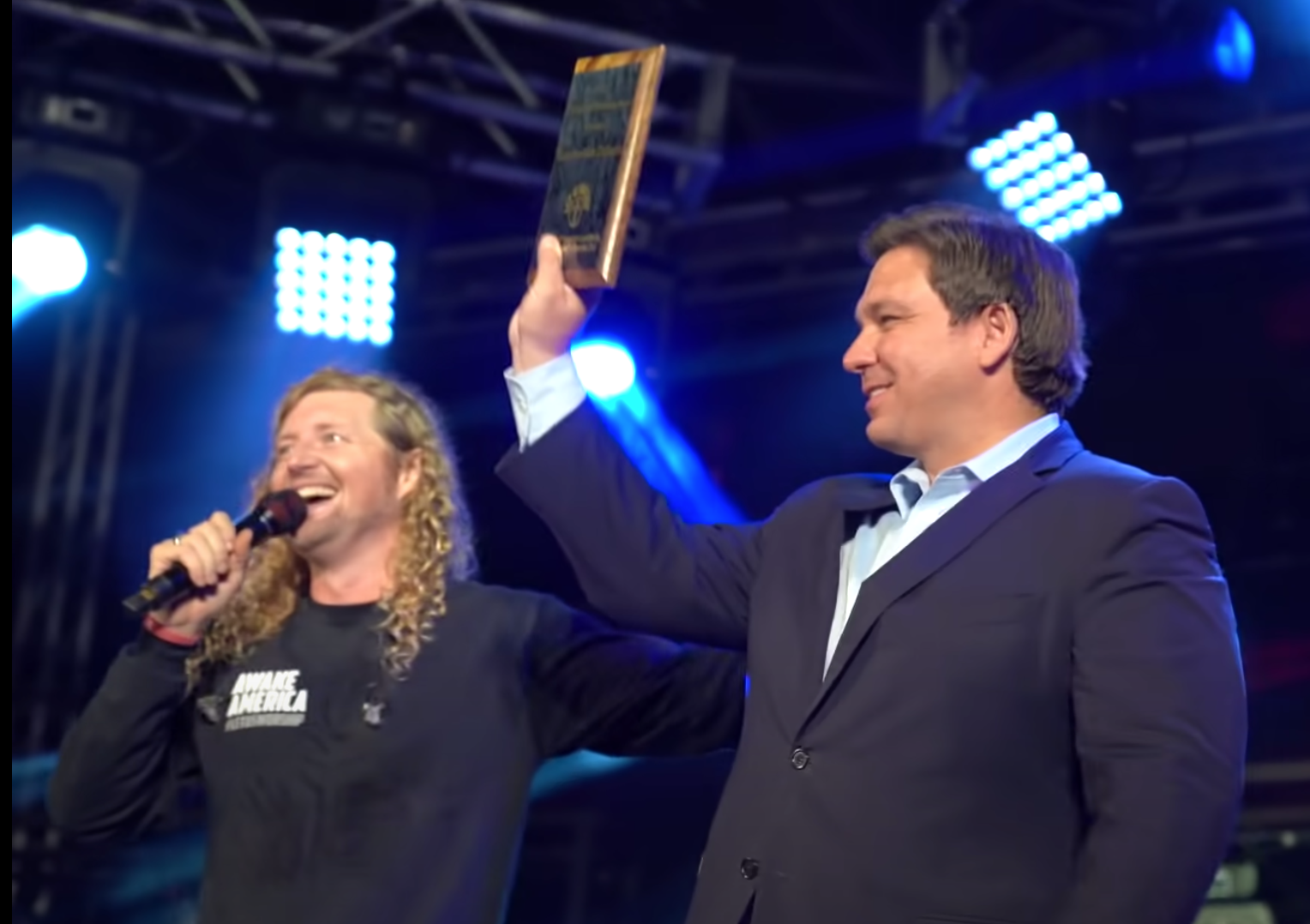 DeSantis Brings Cancer-Stricken Spouse to 'Super-Spreader' Worship Leader's Event