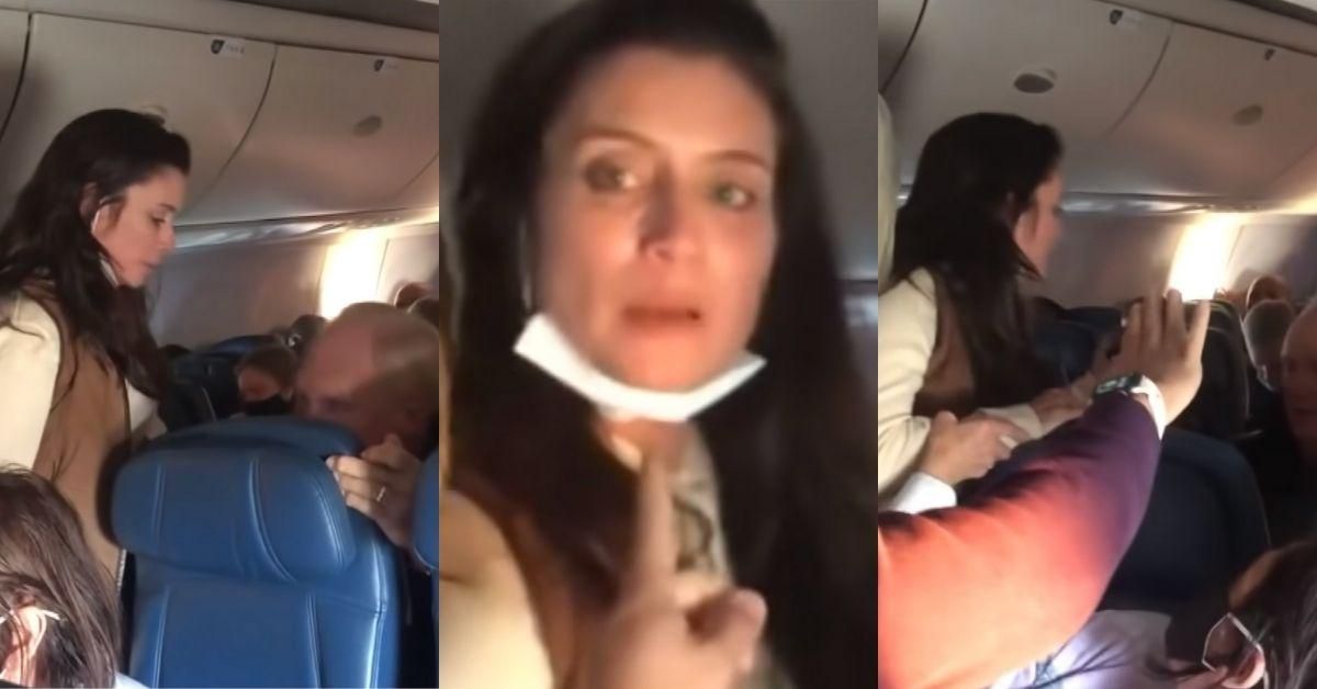 Ex-NFL Cheerleader Caught On Video Punching Elderly Man After Comparing Herself To Rosa Parks On Flight