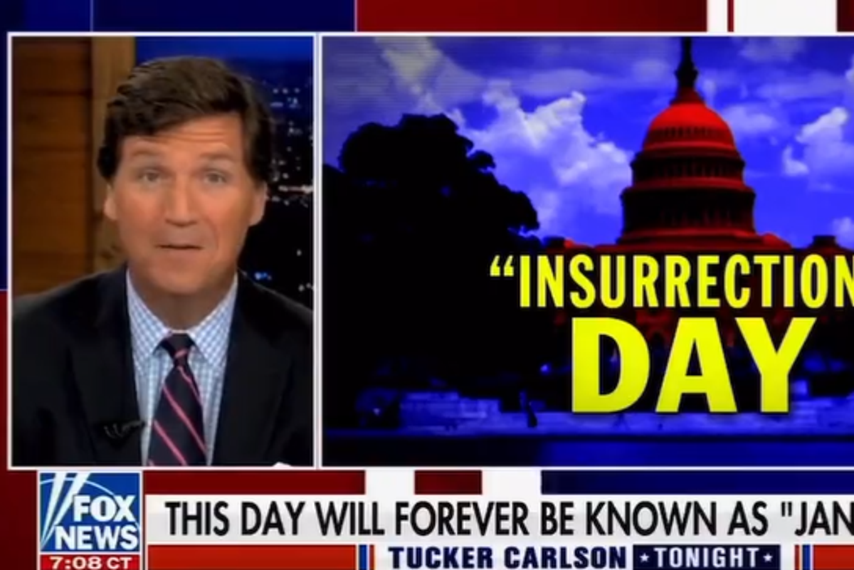 Tucker In Actual Three Mile Island Meltdown Because Ted Cruz Said 1/6 Was Terrorist