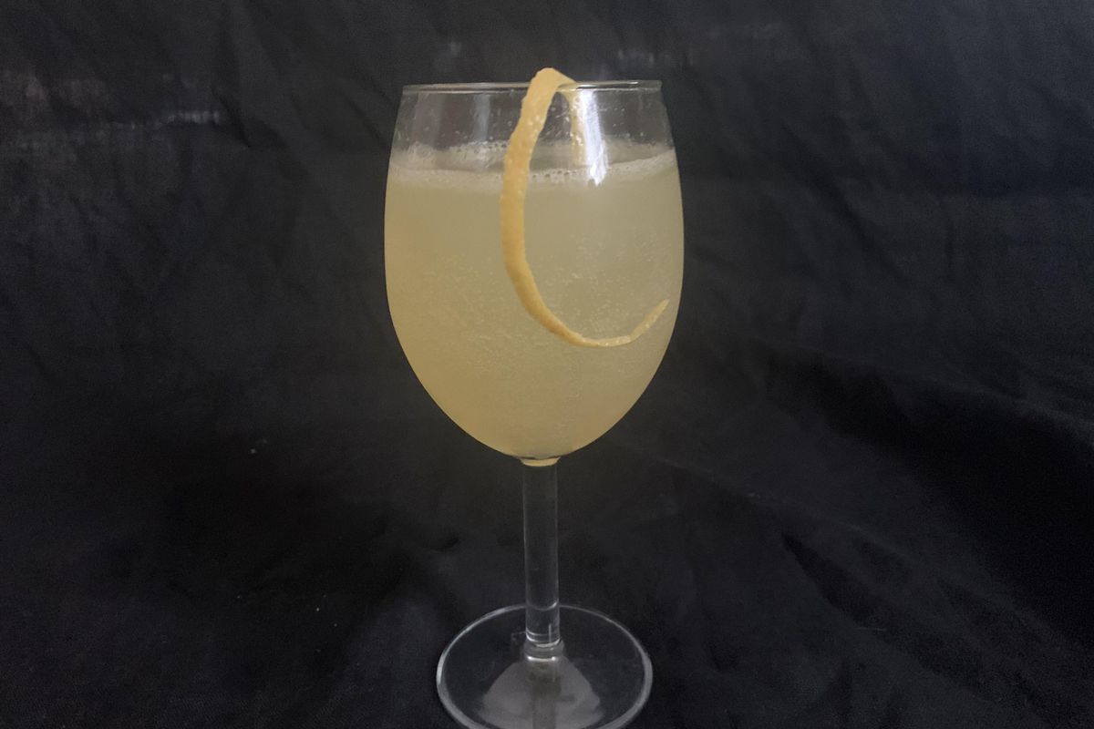 Tastiest way to use up leftover champagne EVER.