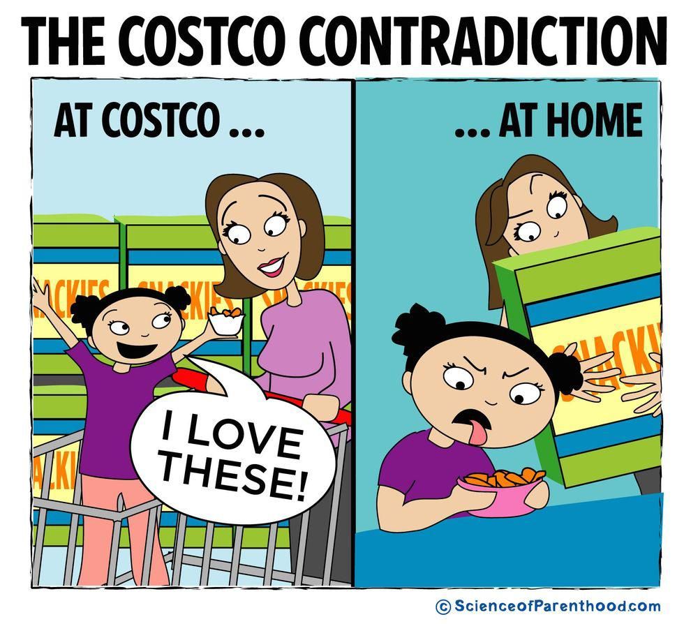 Costco, name brands, comic