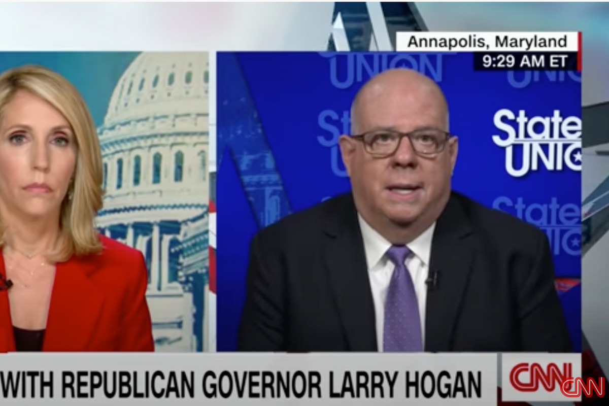 Mitch McConnell Serpent-Talking Maryland GOP Gov Larry Hogan Into Running For Senate