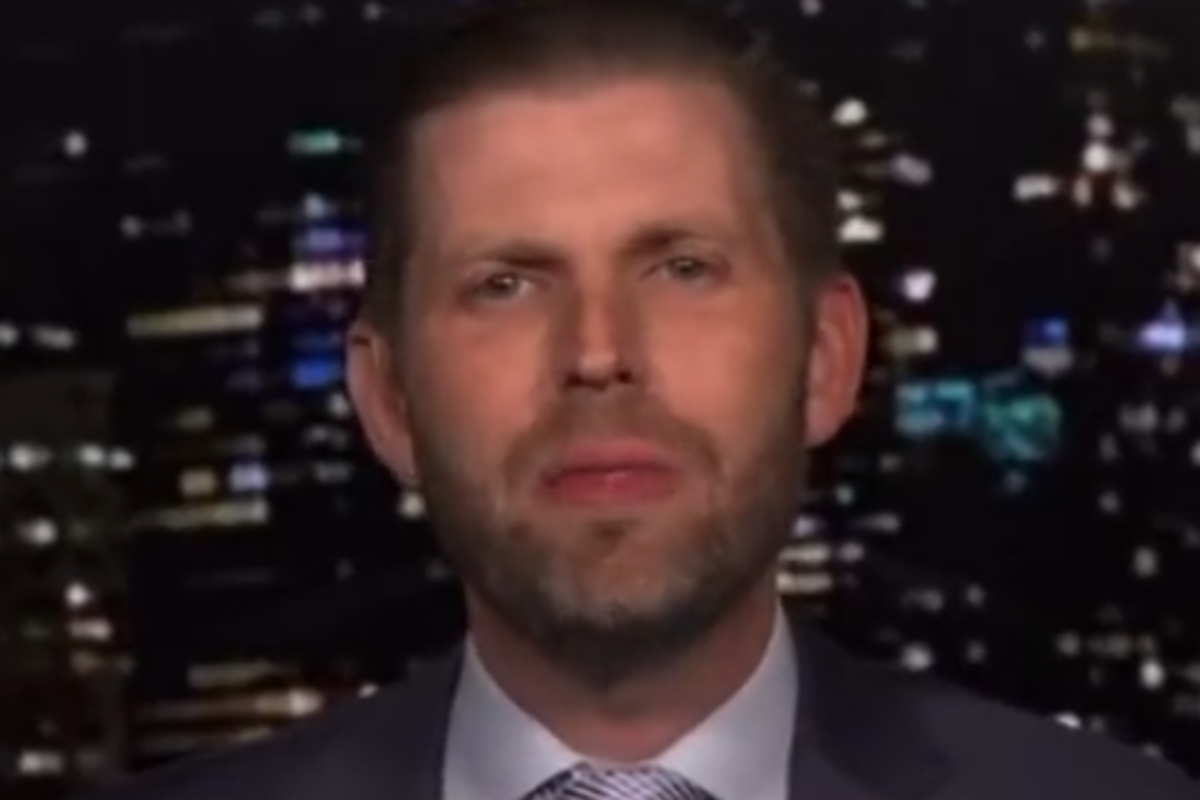 Eric Trump Seems Upset