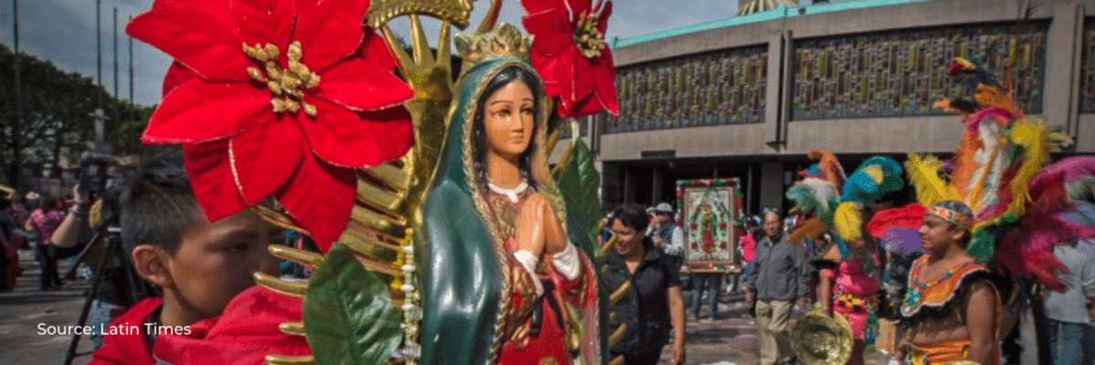 statue of the virgin guadalupe