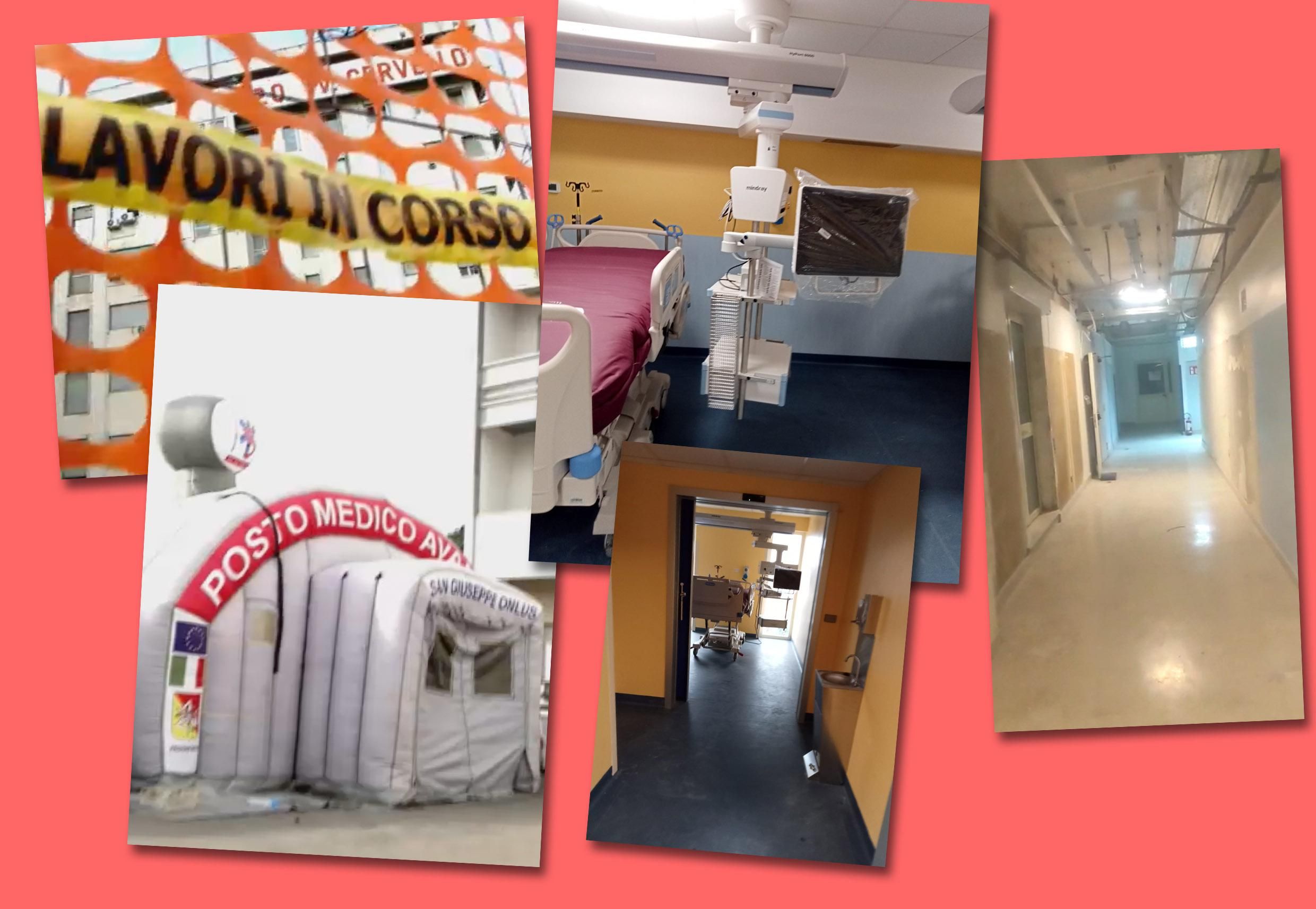 Nell’ospedale siciliano «in ginocchio» nessuno ha mai attivato i nuovi letti