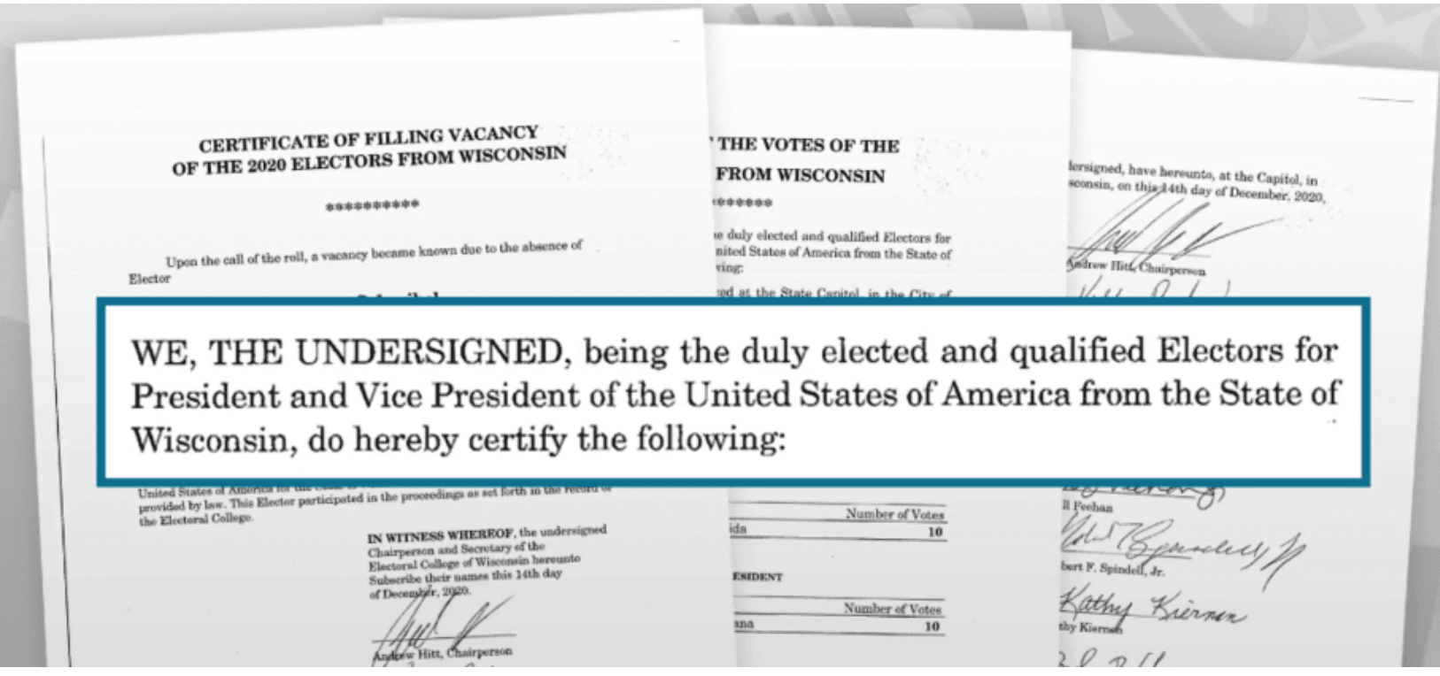 Records Show Republicans In Three States Forged 2020 Electoral College Ballots