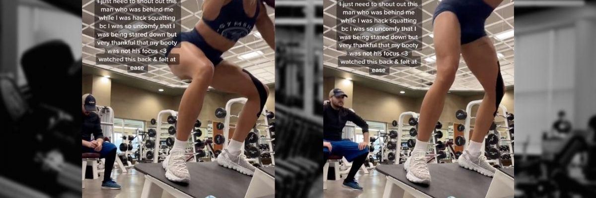 Woman's “Social Experiment” To Wear “Painted Pants” At The Gym