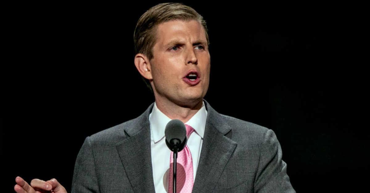 Eric Trump Schooled After Claiming Investigation Into His Family Is 'Unconstitutional' In Bonkers Rant