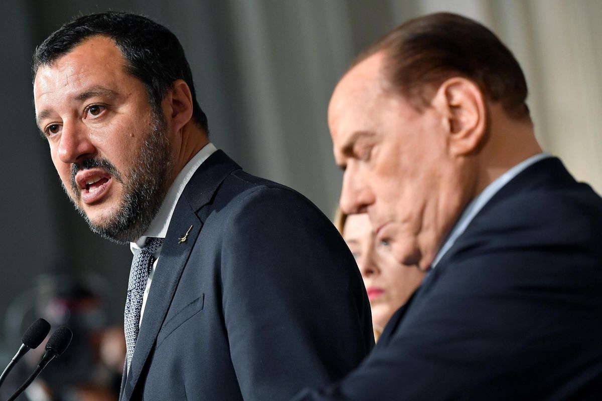 salvini berlusconi quirinale