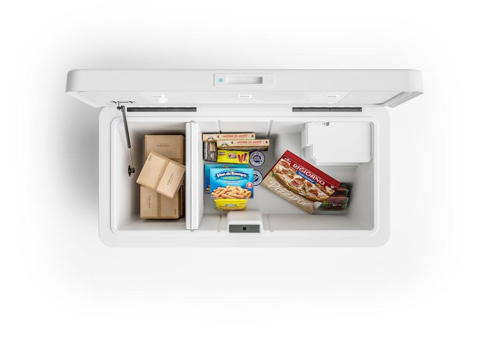Top view of the inside of HomeValet Smart Box