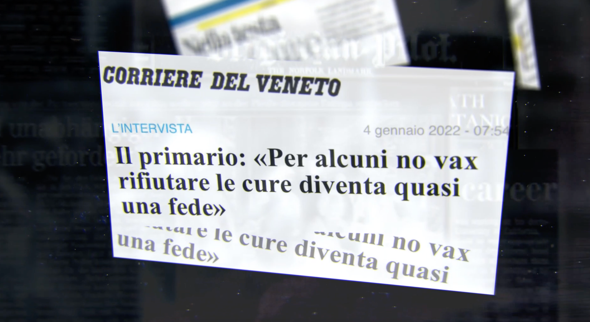 I media fabbricano i nuovi mostri: no vax che rifiutano le cure